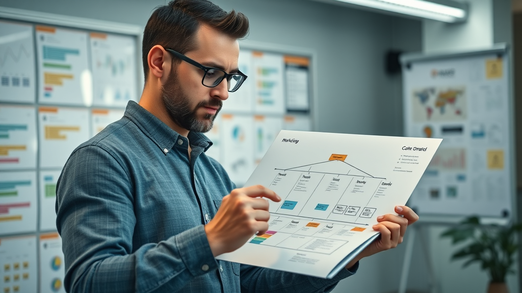 Organizing marketing plan for content marketing for businesses
