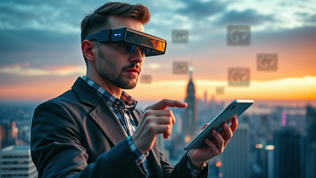 Forward-thinking marketer reviewing event marketing strategy data for future events using digital technology