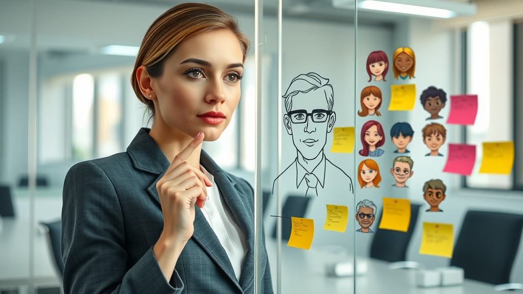 small business marketing creating ideal customer avatar, business marketing target audience profile