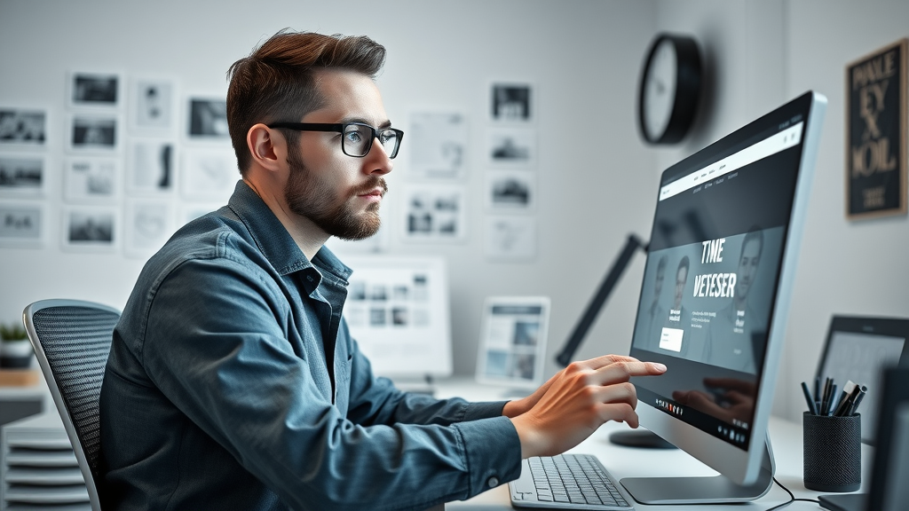 website designer focused on professional website design for credibility