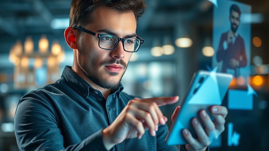 social media marketing local business owner optimizing social media profile with location and hashtag tools