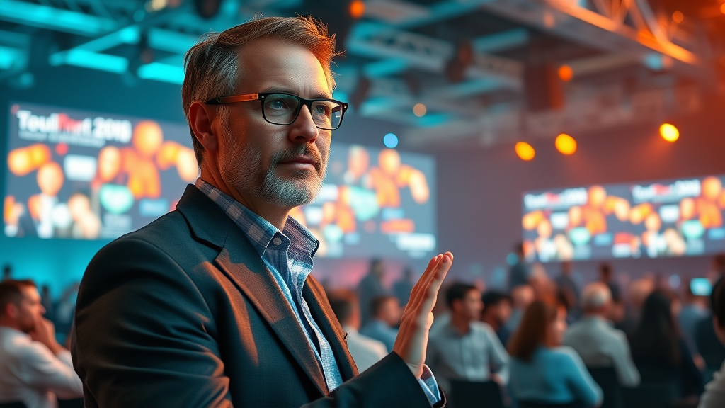 forward-thinking marketing strategist engaging with short-form videos and AI analytics on mobile and desktop devices