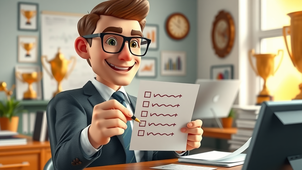 Business owner checking off actionable local SEO tips on a notepad for business growth