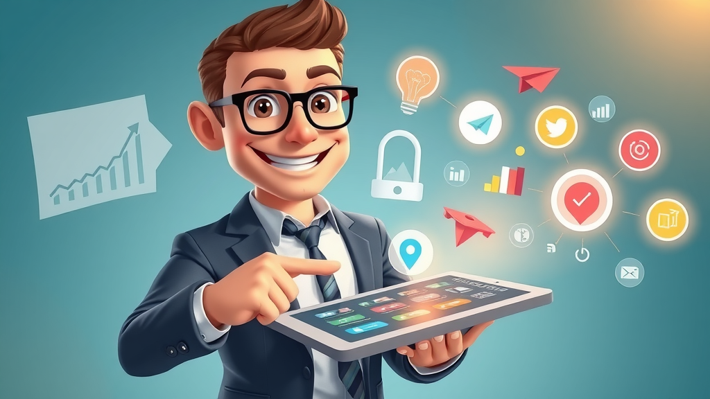 digital marketing strategy infographic showing core components like SEO, content, social, email