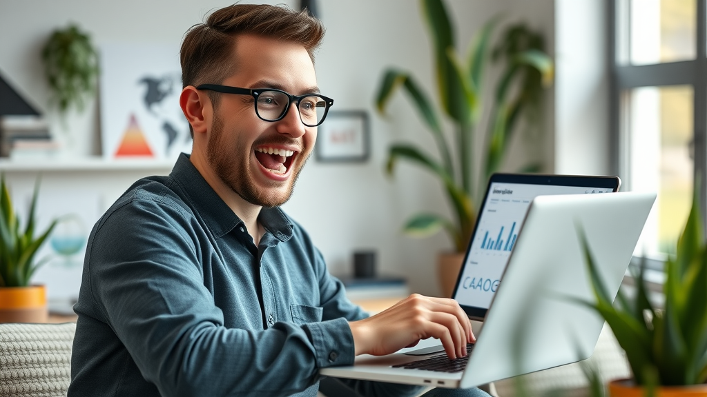 Content creator using AI dashboard for data-driven content planning