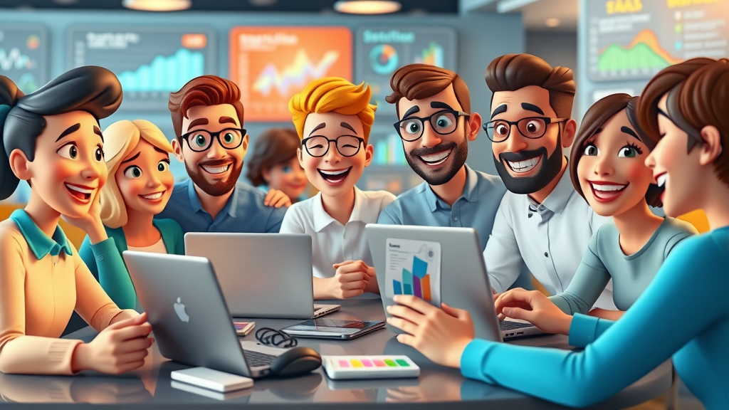 diverse team collaborating to build strong business online presence